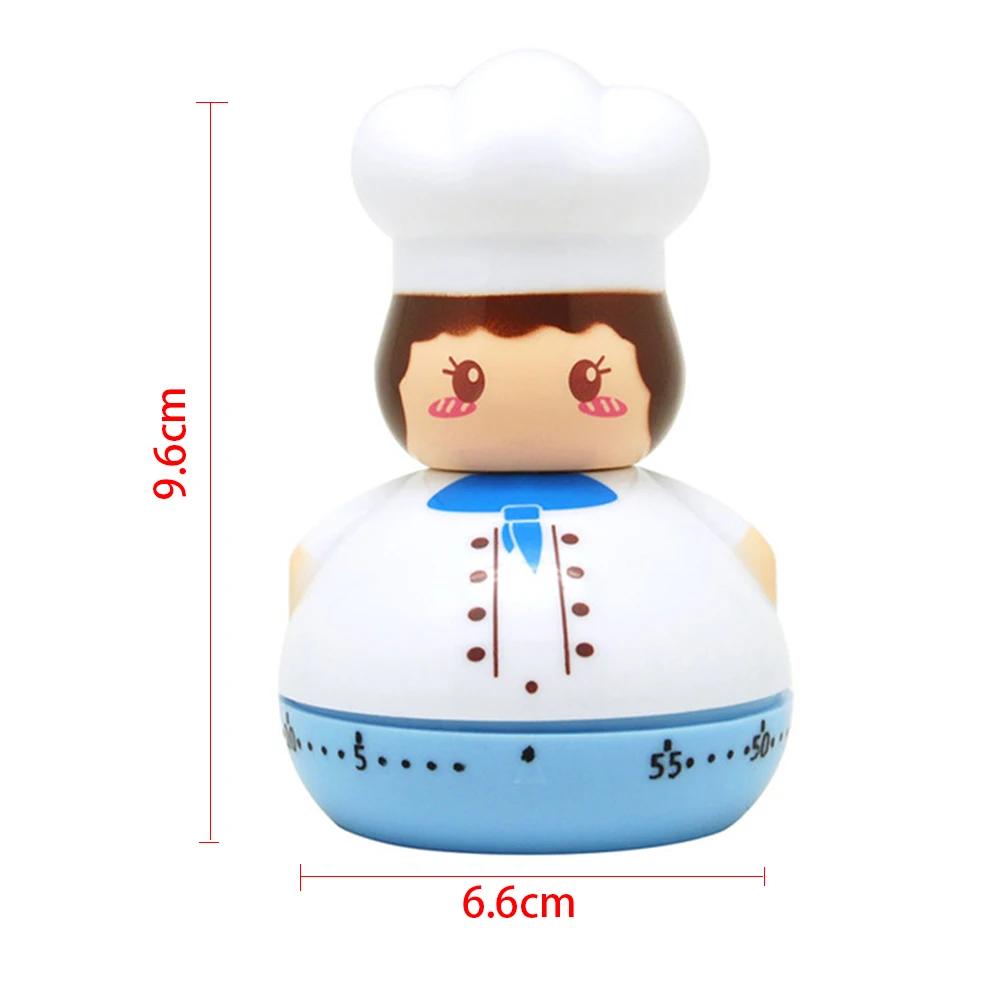 1 шт. Новый мультяшный мини таймер для приготовления пищи шеф повара кухонный
