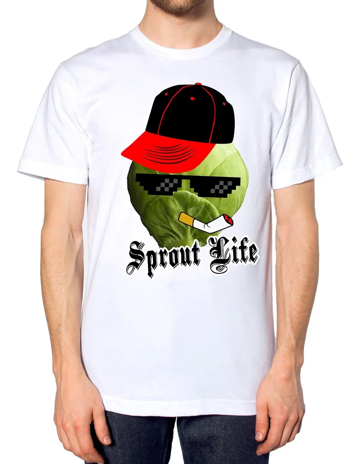 Футболка Sprout Life топ с бандажем футболка рождественским принтом новинка подарок