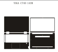 carbon fiber laptop sticker skin decal cover for lenovo yoga c740 14 c740 14iml c740 14