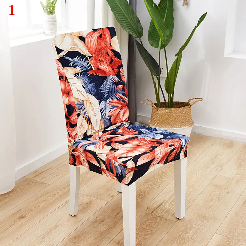 

Geometry Chair Cover Dining Elastic Chair Covers Spandex Stretch Elastic Office Chair Case Anti-dirty Removable 1piece