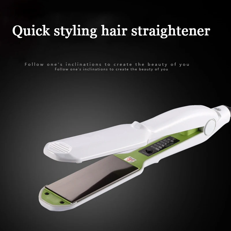 Выпрямитель для волос, Плойка для завивки волос, утюжок для укладки, быстрое выпрямление, паровые профессиональные щипцы для выпрямления во...