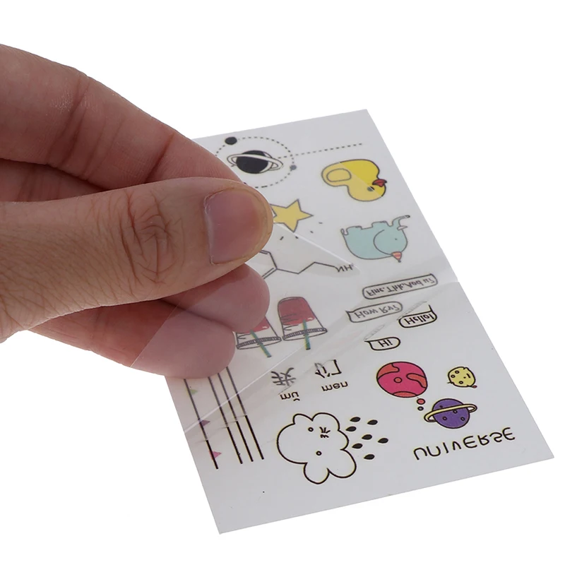 

10 Sheets Random Cute Kids Temporary Tattoo Inspired Body Makeup Sticker Tattoos