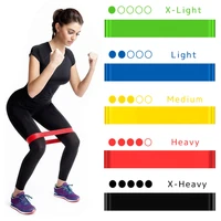 10 50lb yoga resistance bands rubber fitness elastic bands training gym gum pilates sport crossfit indoor workout equipment