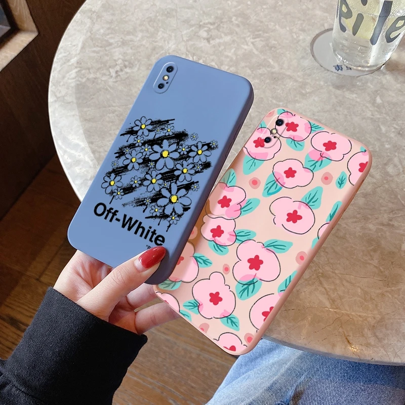 

Чехол с винтажным цветочным узором для IPhone X Xr Xs Max 11 Pro Max