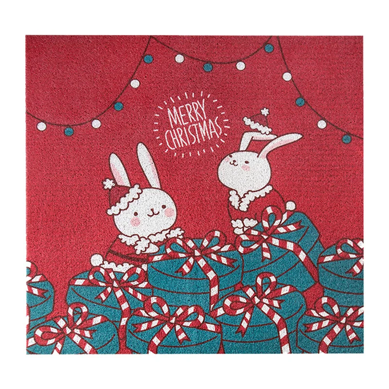 Купить Рождественское украшение, напольный коврик из ПВХ, дверной коврик, нескользящий коврик для гостиной, кухни, спальни, ванной, водонепроницае...