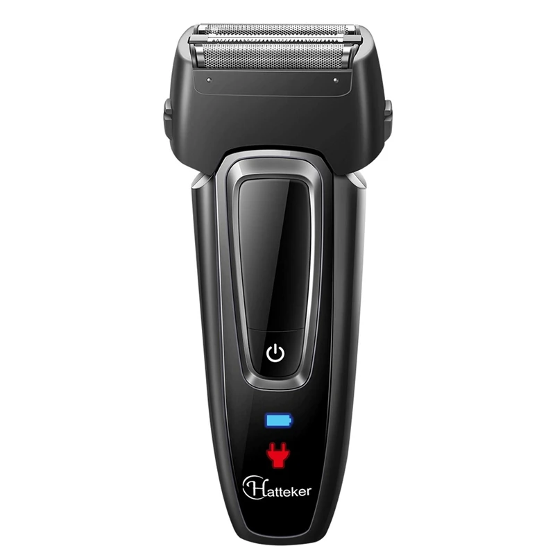 Перезаряжаемые мощный электробритва для мужчин фольга Мокрый Сухой уход за