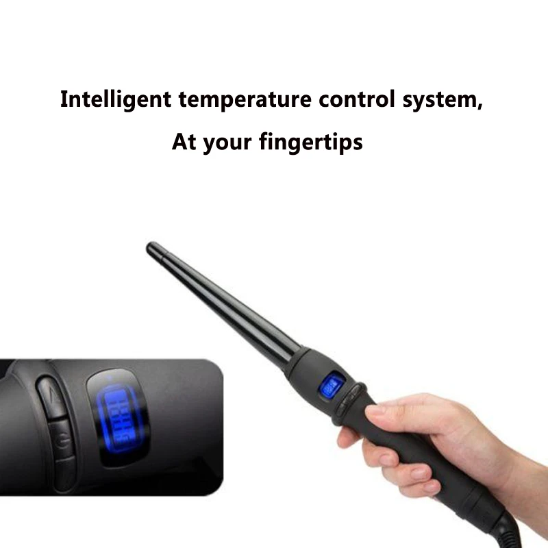 Description Picture 4 of itemProfessional 19mm/25mm/32mm curling iron Hair waver Pear Flower Cone Ceramic curling wand roller beauty Salon Hair Curlers