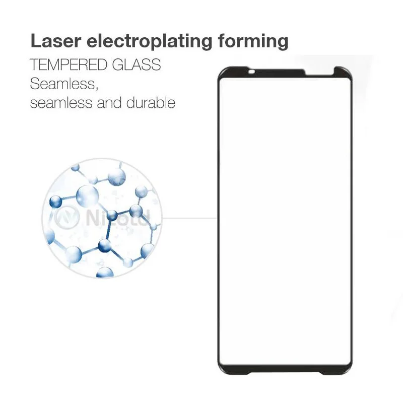 3 Pieces Full Glue Tempered Glass For Asus ROG Phone 3 ZS661KS Screen Protector For ROG Phone 3 ZS661KS Protective Glass