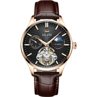AILANG 2020 new watch men's mechanical watch automatic hollow luminous belt waterproof watch high-end brand men's watch