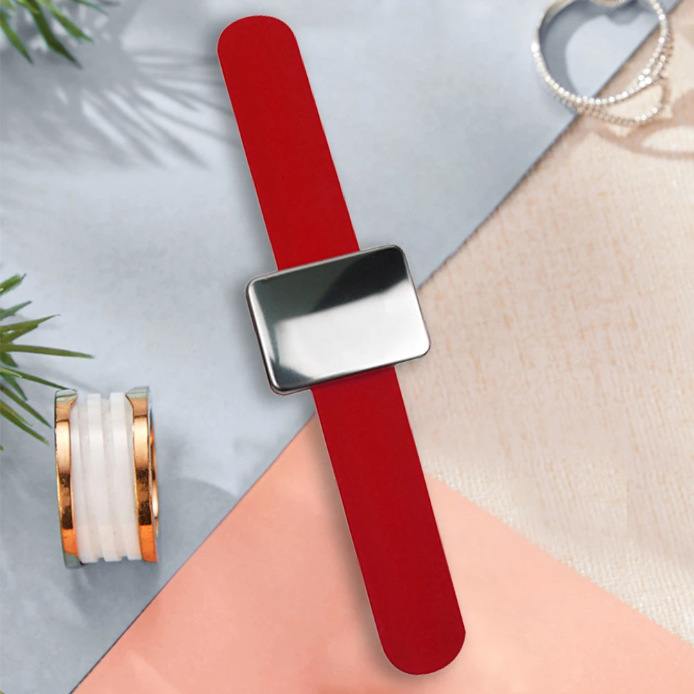 

Wristband Hairpin Card Magnet Pat Watch Magnetic Strap Bracelet to Hold Hair Clips Beauty Styling Tools Shape Watch Hair Clips