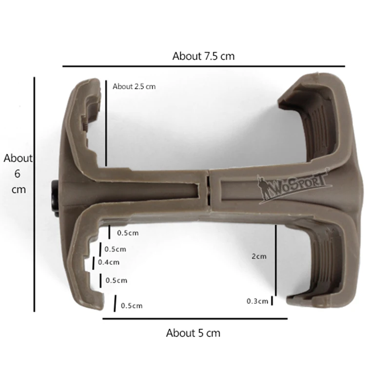 WoSporT тактический жилет пластиковый страйкбол Пейнтбол Аксессуар piezas соединение