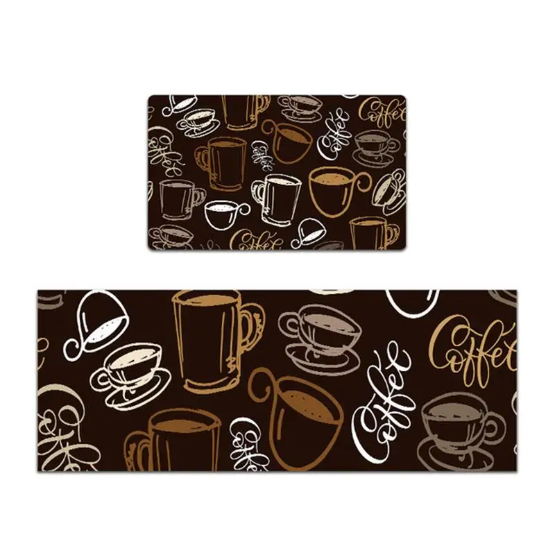 home decoration long kitchen mat pvc anti slip waterproof oil proof entrance doormat hallway geometric bath mat bathroom rugs free global shipping