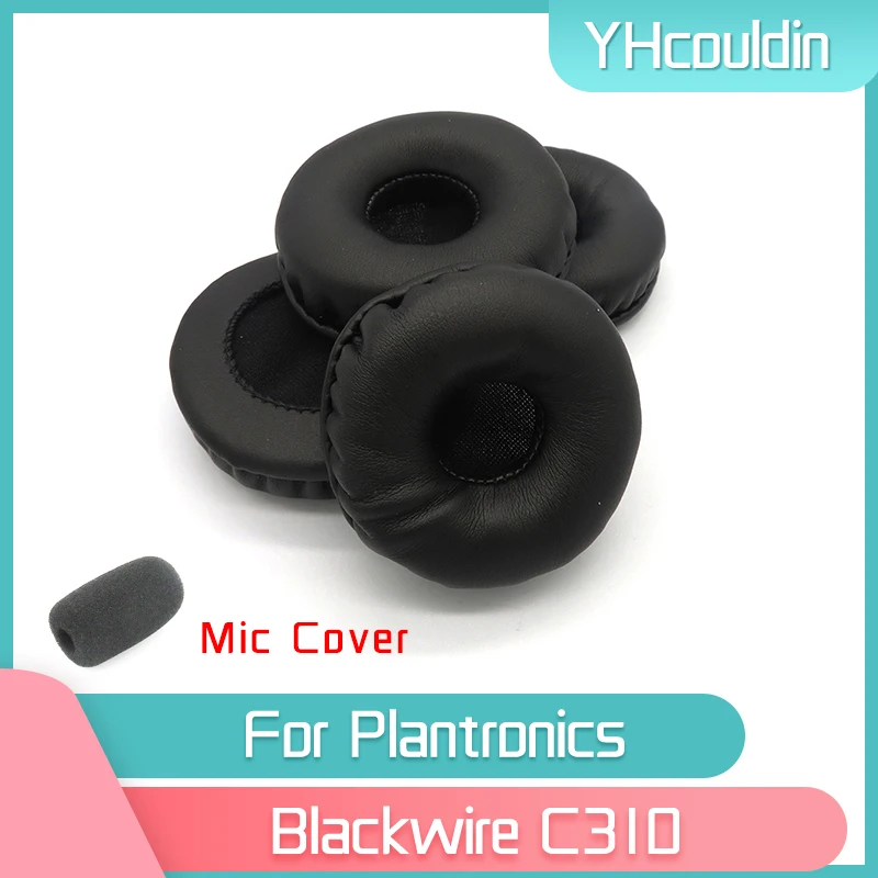 Вкладыши YHcouldin для наушников Plantronics Blackwire C310, Сменные аксессуары для наушников из мятой кожи