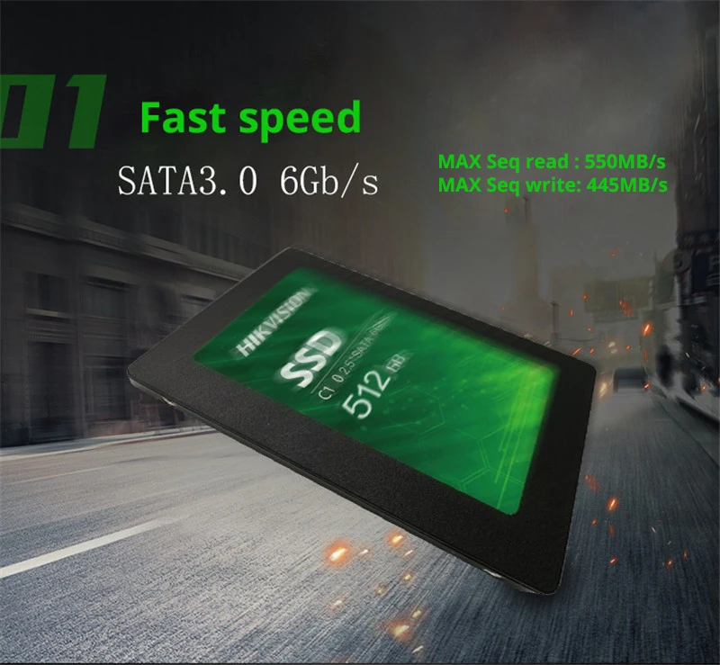 HIKVISION C160 2,5 дюймовый SSD 256GB 512GB 1 ТБ SATA TLC 3D NAND super speed SATAIII 6 ГБ/сек. твердотельный жесткий диск для настольного ноутбука