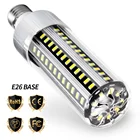 Светодиодсветильник лампа высокой мощности, E27, 220 В, светодиодная лампа 25 Вт, 35 Вт, 50 Вт, свечная лампа 110 В, E26, светодиодная лампа, алюминиевый вентилятор охлаждения, светильник мерцания, 5730