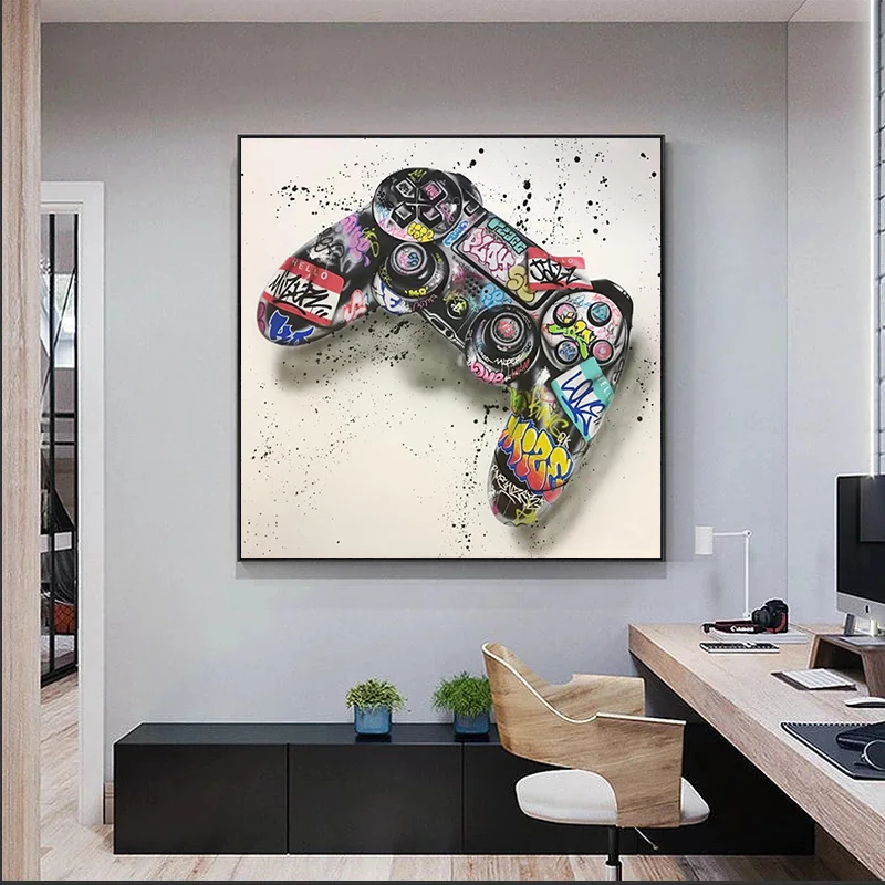 Бэнкси поп уличное граффити искусство абстрактная любовь руки в холст живопись