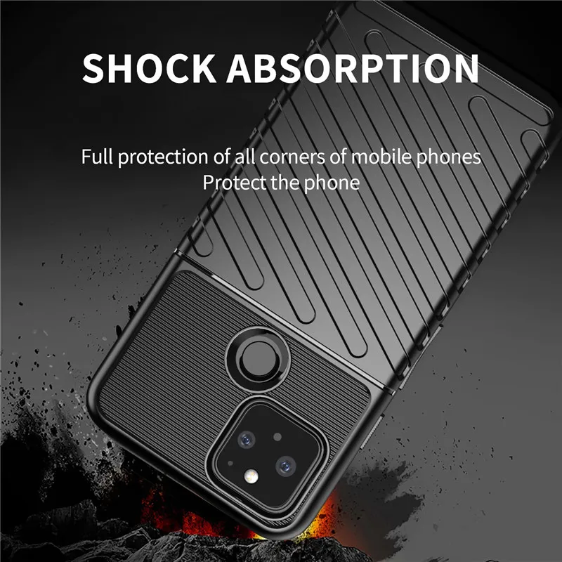 For Google Pixel 5 Case For Google Pixel 6 Pro 4A 5 Case Silicone Protective Phone Bumper Fundas Cover For Google Pixel 6 Pro