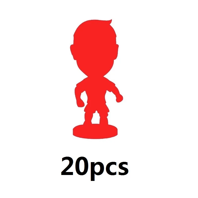 

Wholesale 50pcs/lot 20pcs/lot Football Player Star 2.5" Movable Action Figure Dolls (Mixed Order) Anime Toy Gift Fans Souvenir