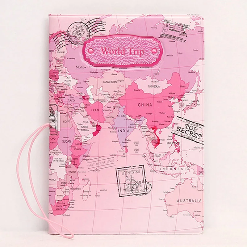 No.2 Passport Cover Милый подарок маленькая утка Обложка для паспорта, кошелек сумка для женщин аксессуары для путешествий ID адрес держатель портативный PU кожаный чехол для карт - Цвет: No.2 Passport Cover