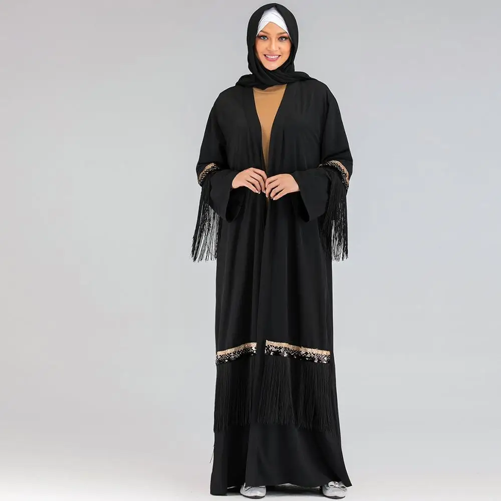 Рамадан Абая для женщин мусульманский хиджаб платье Caftan кимоно кардиган Abaya