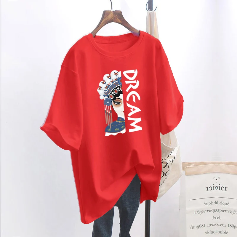 

2PCS/Lot Female T Shirts Shirt Clothes For Graphic Tees Women Clothing T-shirt Harajuku Tops Short Sleeve Tshirt Tshirts Blouses