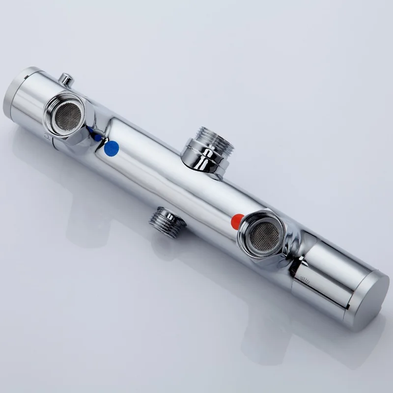 Термостатический смеситель для ванны и душа настенный кран с контролем