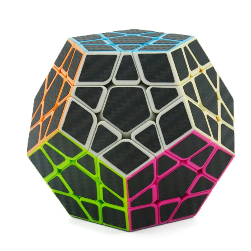 Lefun 3x3 Megaminx скоростной магический куб наклейка из углеродного волокна кубик