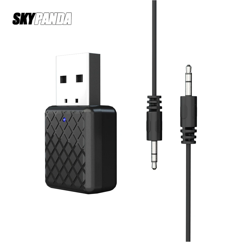 USB беспроводной Bluetooth адаптер v5.0 3 5 мм AUX Стерео передатчик приемник для