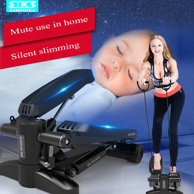 

Fitness Home Mini Hydraulic Stepper Elderly Multi-functional Fitness Equipment Portable Yoga Body Building Running Machine
