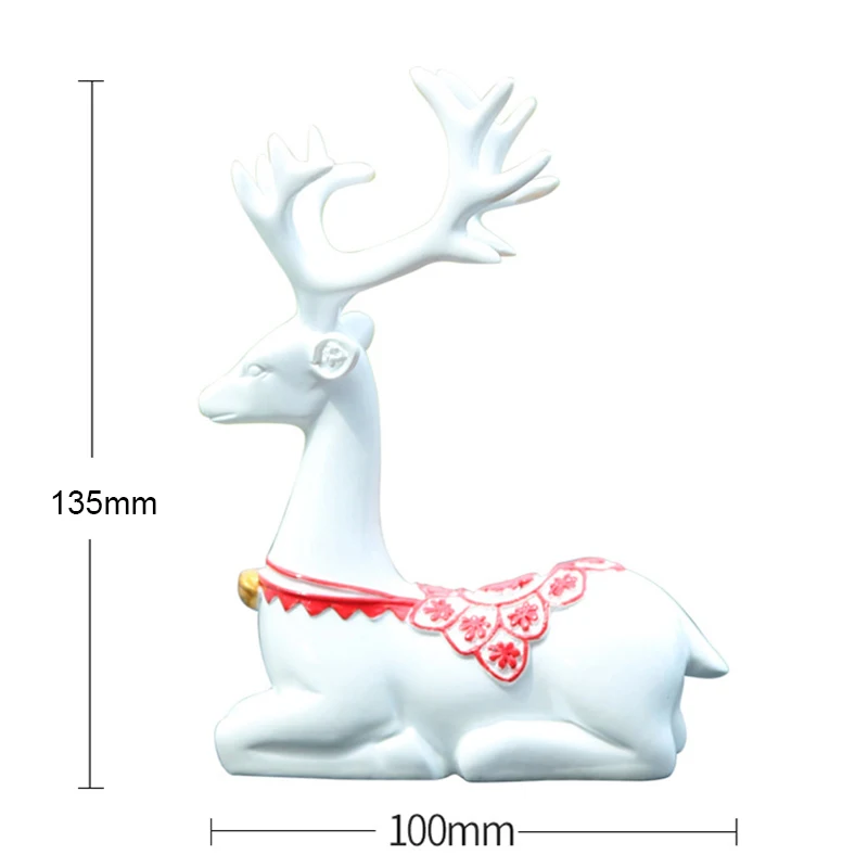 

Fawn In The Car Decoration Car Dashboard Deer Toy Antlers Artwork Car Perfume Anti-slip Mat Equipment Car Decoration Accessories