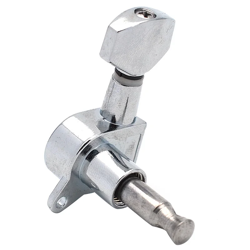 gitarre versiegelt kleine peg tuning pegs tuner mechaniken für akustische elektrische gitarre gitarre teile silber 6r free global shipping