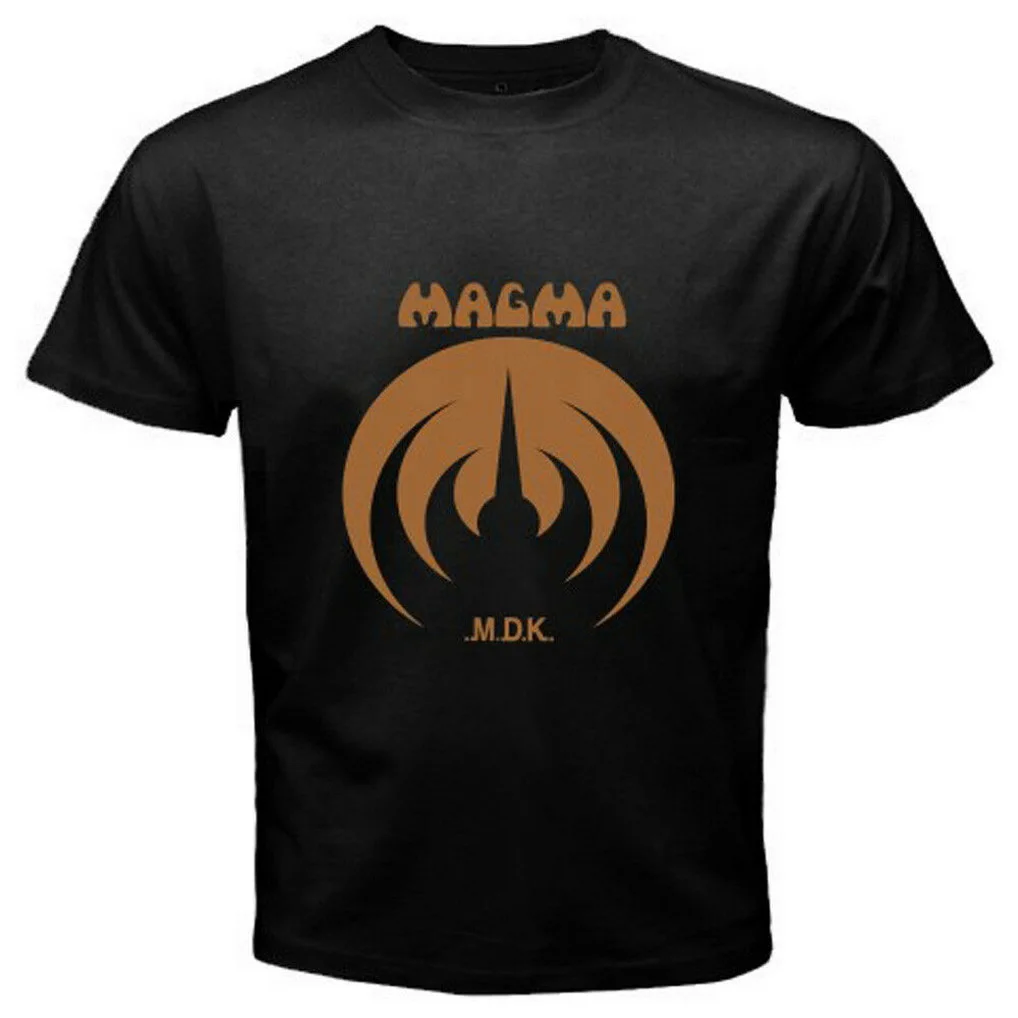 Новая Черная Мужская футболка MAGMA Mekan? k Destrukt? w komand? h Rock Band хлопковая с коротким
