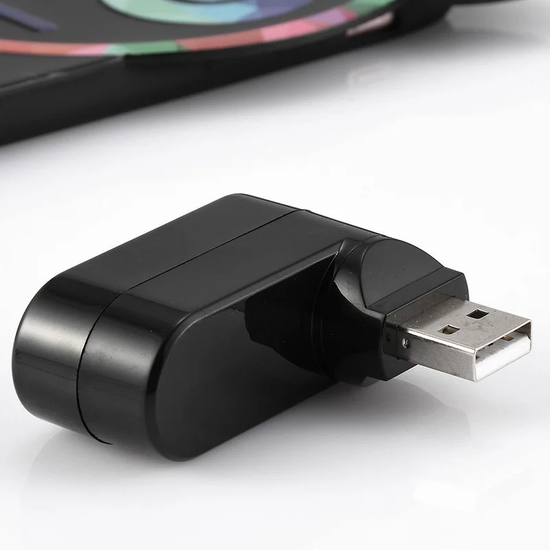 Мини 3 порта USB 2 0 вращающийся сплиттер адаптер концентратор для MacBook PC ноутбук JR