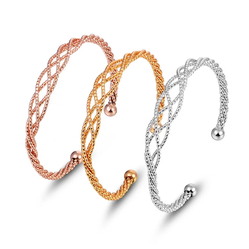 Браслет MOONROCY с отверстиями модные ювелирные изделия в виде Розы открытый