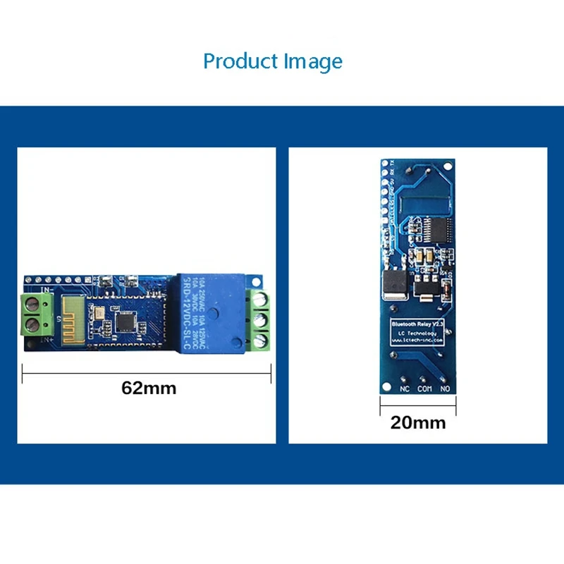 

5V Bluetooth Relay Module Bluetooth Remote Control Switch IOT Bluetooth Module Phone Relay