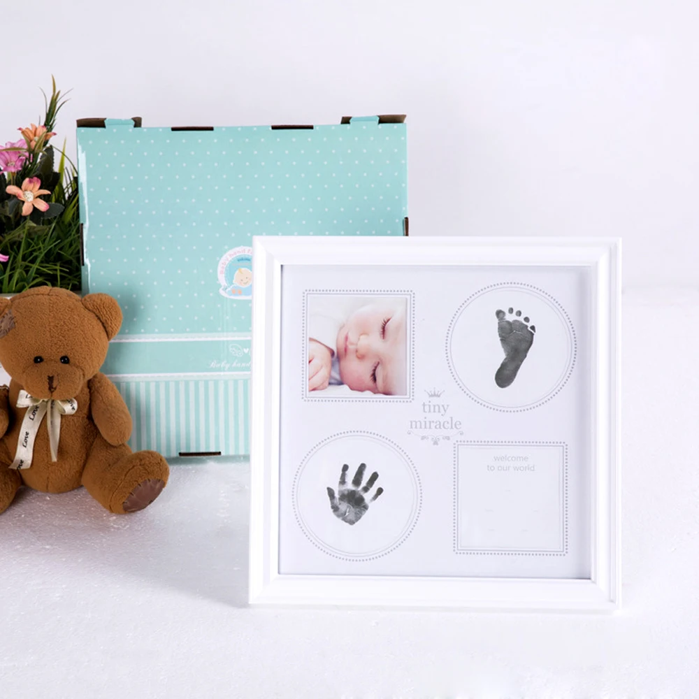 Набор для рукоделия рамка детских фотографий Детский комплект следа идеально