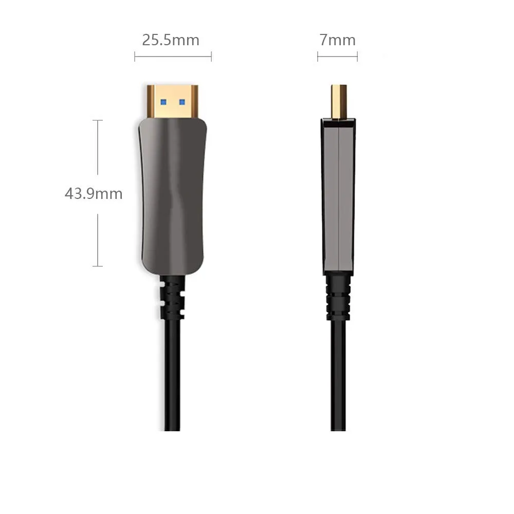 Оптический Кабель HDMI 2 0 4K 60HZ 3D 5m 10m 15m 20m 30m 40m 50m 100m для HD TV LCD ноутбука PS4 проектор