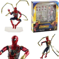 15cm avengers infinity war iron spider man mafex 081 pvc action figure collectible model toys doll gift