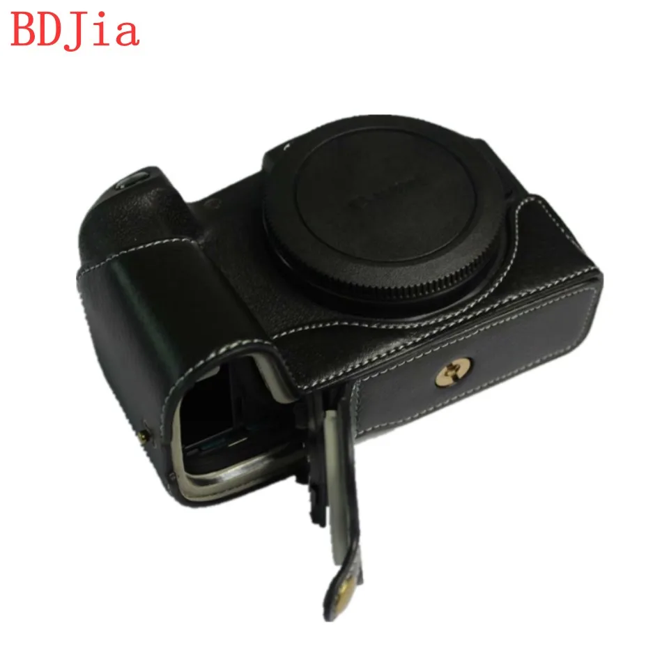 2019 Натуральная Воловья кожа корпуса для половины камеры база Canon EOS RP с отверстием