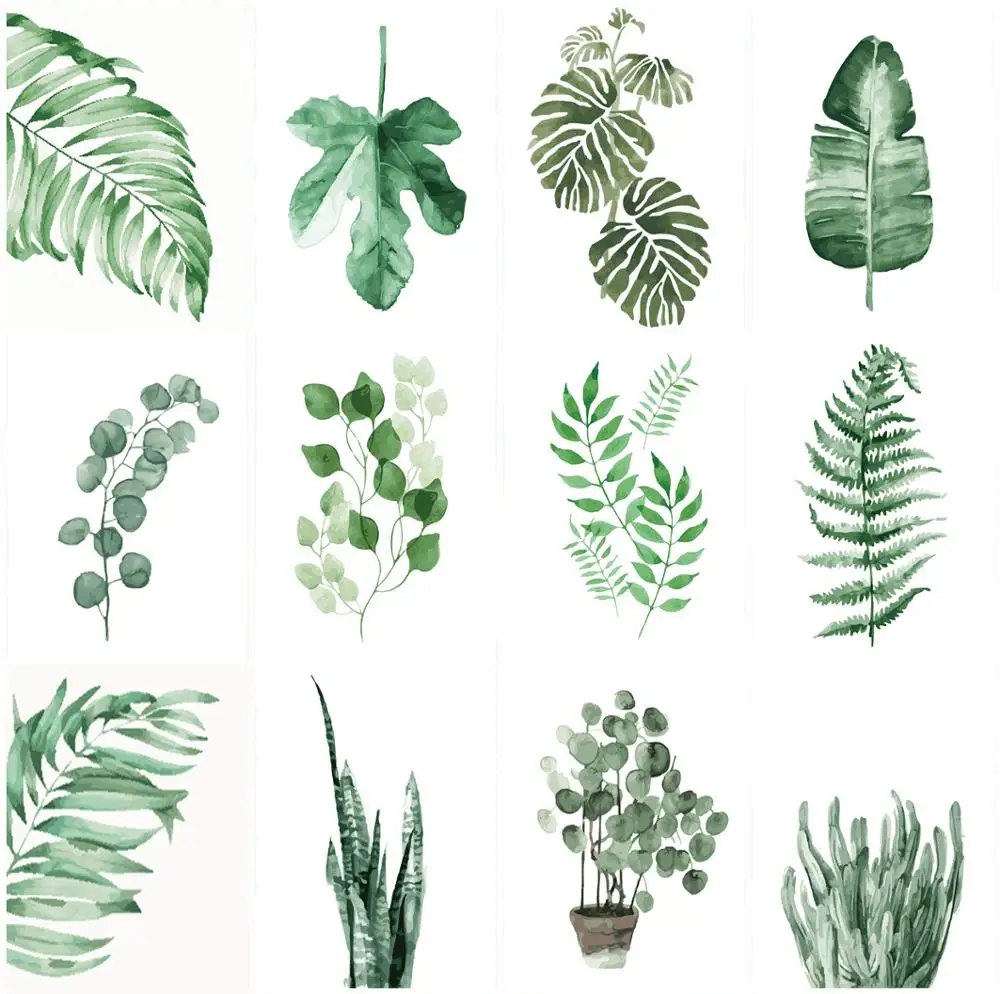 Набор для рисования по номерам сделай сам простой раскрашивания растений