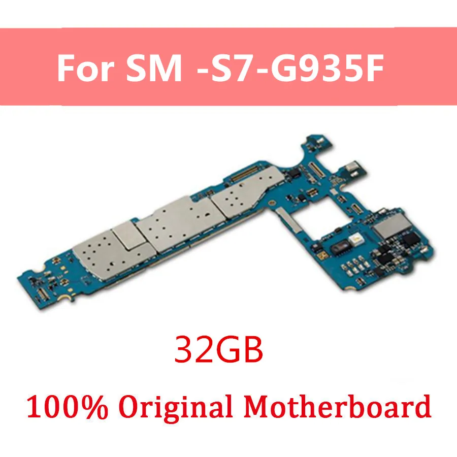 Оригинальная разблокированная материнская плата для Samsung Galaxy S7 Edge G935F G935A G935V G935T