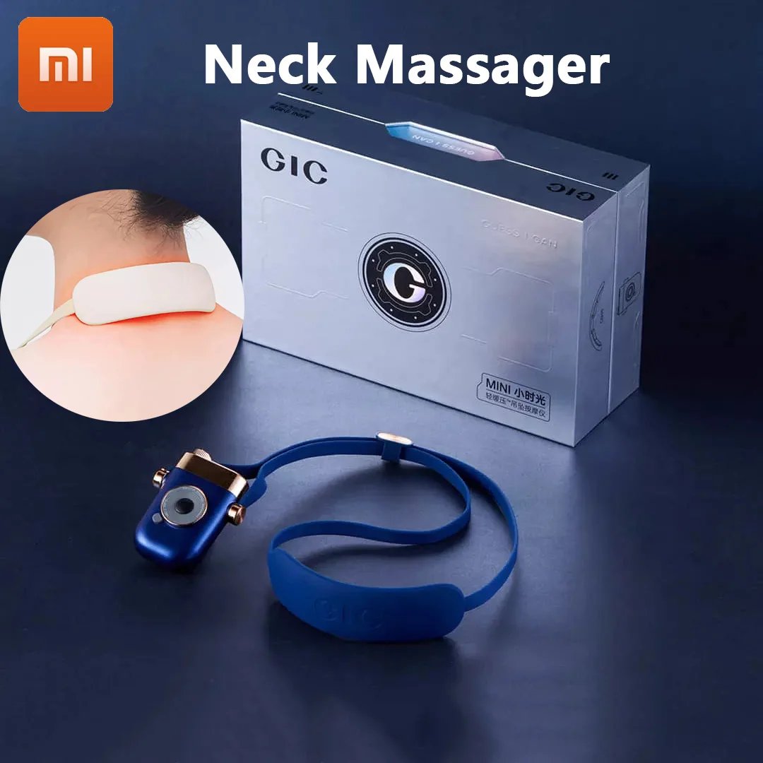 

Портативный массажер для шеи Xiaomi GIC, двойной импульсный умный шейный компрессионный Массажер с двойным импульсом, Bluetooth-пульт управления дл...