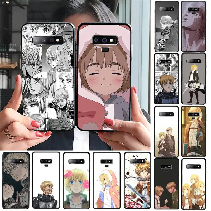 

YNDFCNB Arlert Attack on Titan Phone Case For Samsung Galaxy S20 S10 Plus S10E S5 S6 S7edge S8 S9 S9Plus S10lite 2020