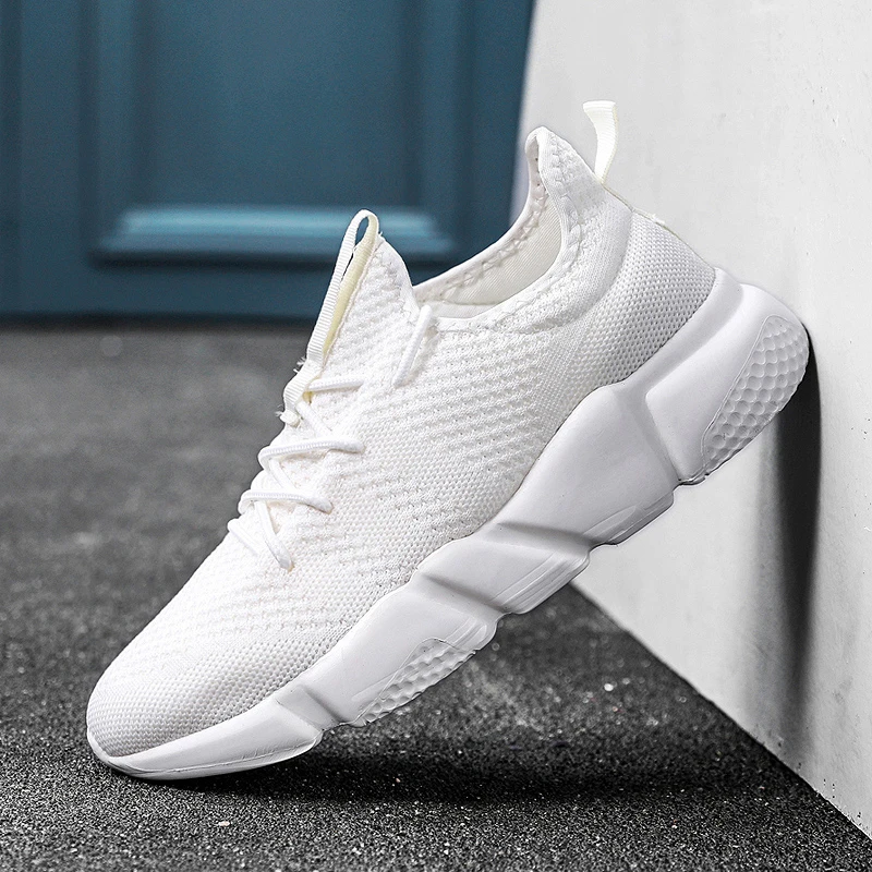 

Men sneaker casual fashion new 2021 light breathable large size red mesh size 47 high quality cheap shoes
