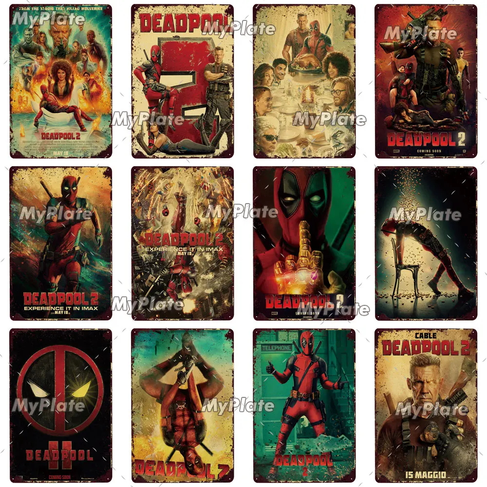 Комикс супергерой металлический знак винтажный жестяной фотоальбом Декор для