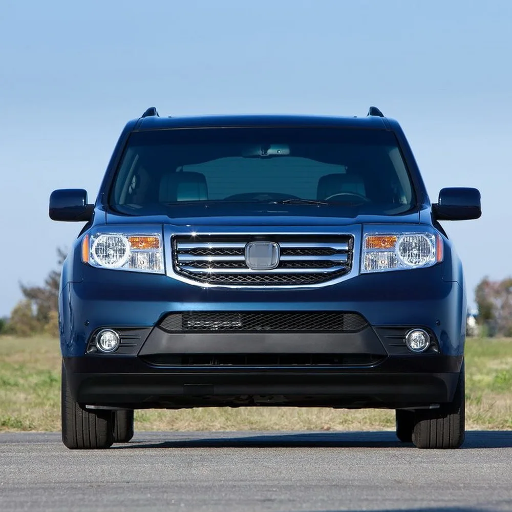 

July King 24W Bifocal Fog Lamp Case for Honda Pilot 2012-2015, 6000K Day Running Lights DRL + High Beam + 4300K Low Beam