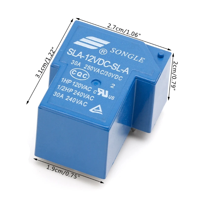 5PIN 12V 30A Мощность реле SLA 12VDC SL A высокого тока катушки мощности PCB|Реле| |
