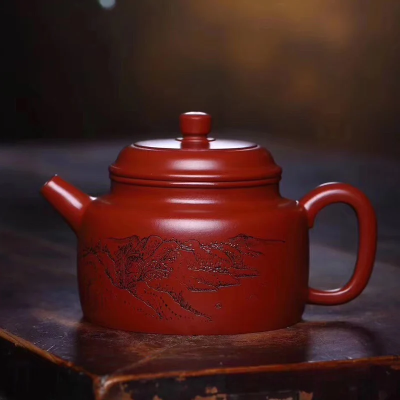 

Royal pot of yixing recommended pure manual high-capacity tea ore purple clay teapot dahongpao, rhyme, clock pot