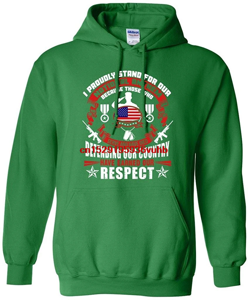 Я гордо стою за наш национальный гимн патриотический солдат DT толстовка с