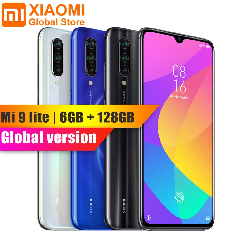 Глобальная версия Xiaomi Mi 9 Lite 6 ГБ ОЗУ 128 Гб ПЗУ 39 дюймов NFC мобильный телефон Snapdragon 710